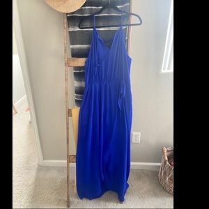 Royal Blue Summer Maxi Dress XL
